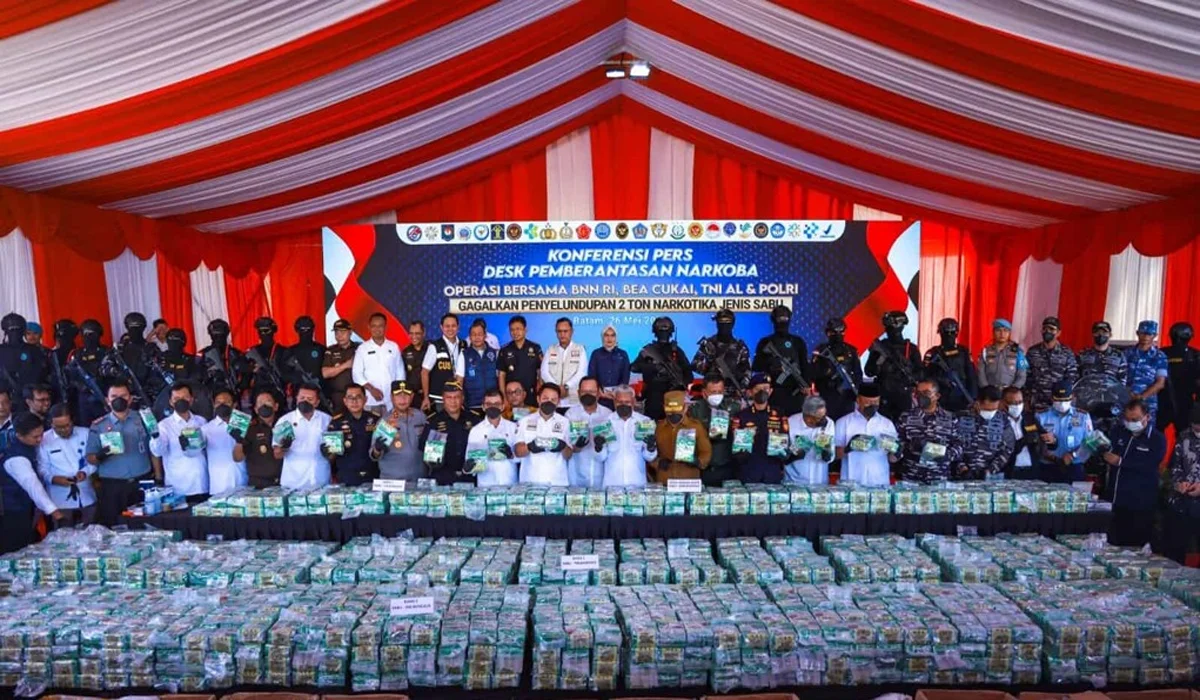 Kapal Sea Dragon Tarawa Ditangkap di Kepri, 2 Ton Sabu Diamankan Petugas!