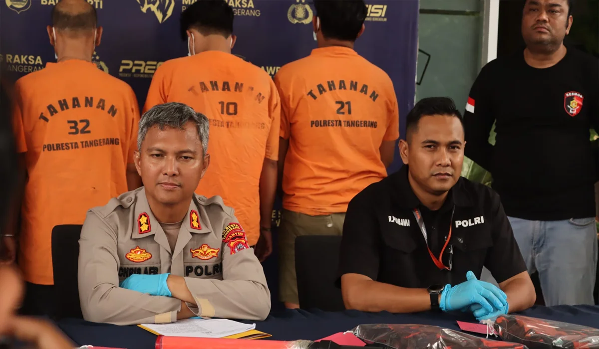 7 Anggota Ormas di Tangerang Ditahan Terkait Kasus Pemalakan Sopir Truk