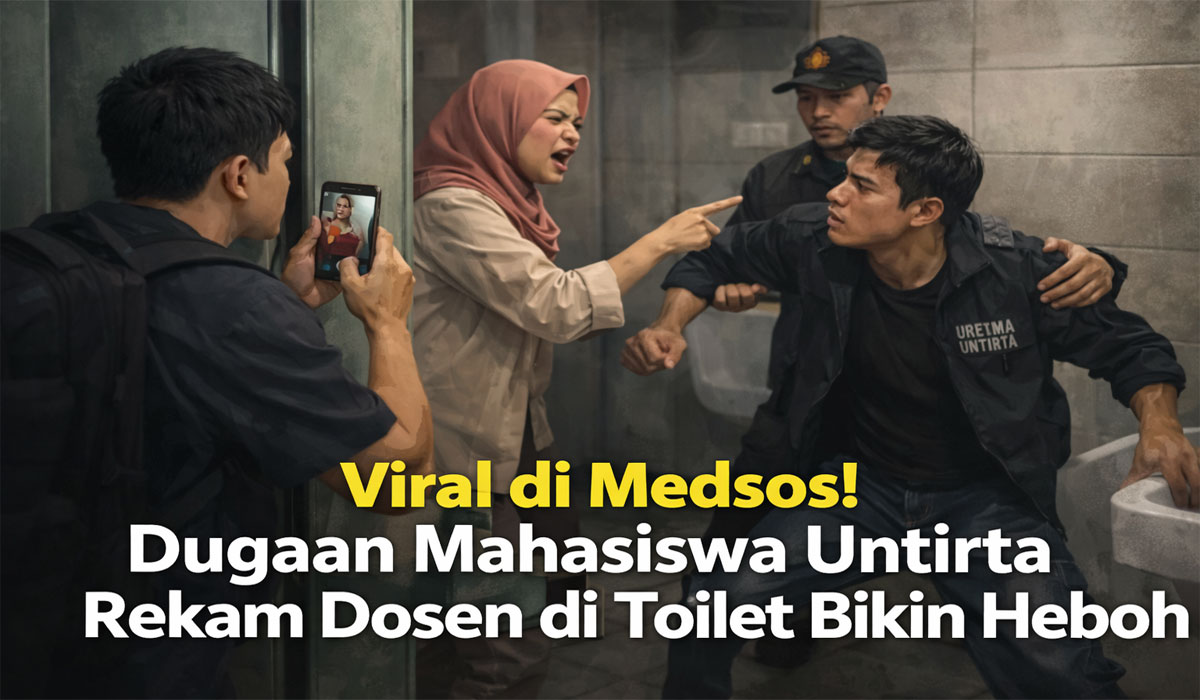 Viral di Medsos! Dugaan Mahasiswa Untirta Rekam Dosen di Toilet Bikin Heboh Viral di Medsos! Dugaan Mahasiswa Untirta Rekam Dosen di Toilet Bikin Heboh